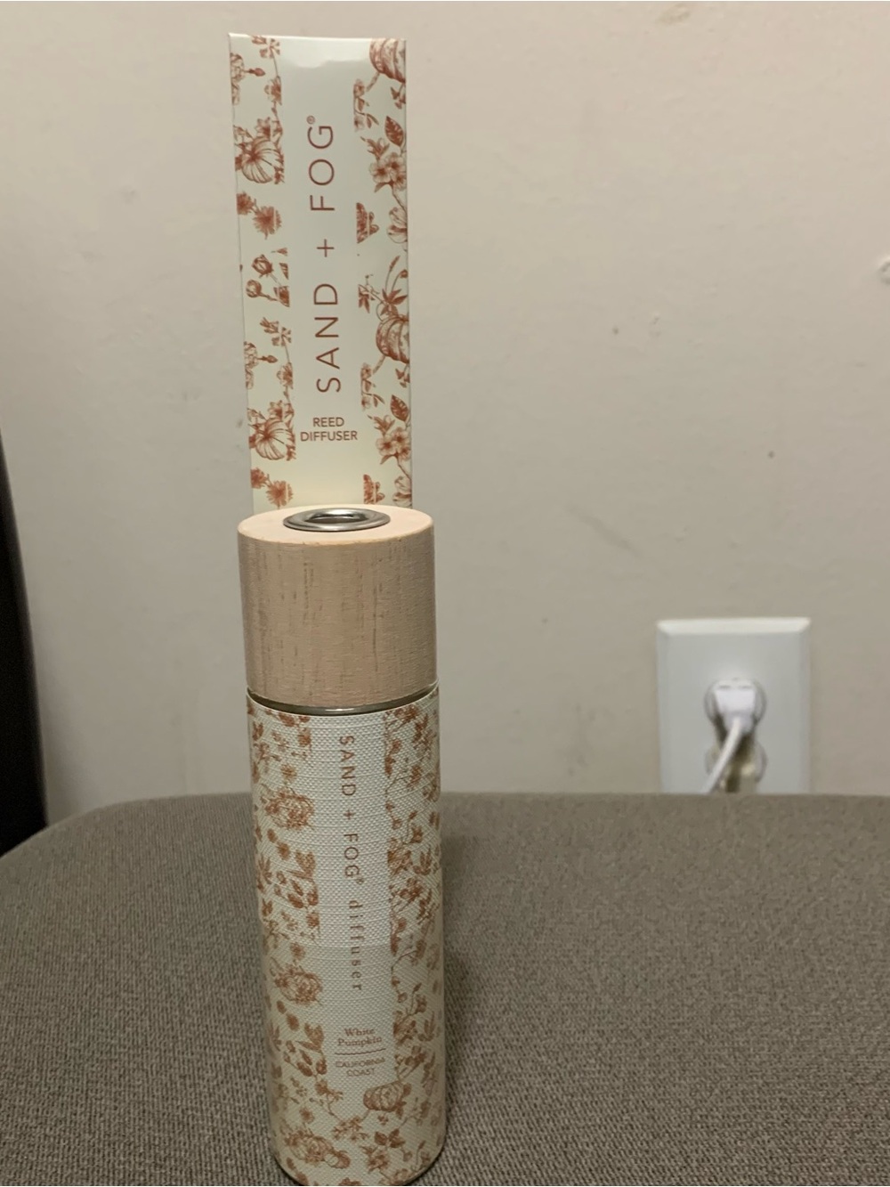 New Sand + Fog Reed Diffuser, White Pumpkin 3.38 oz